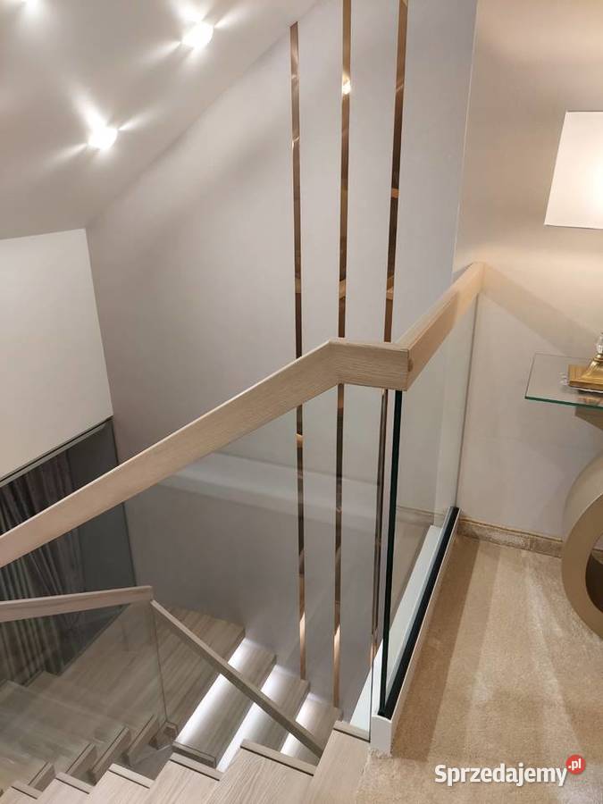 Balustrady szklane barierki balkon taras schody małopolskie Tokarnia