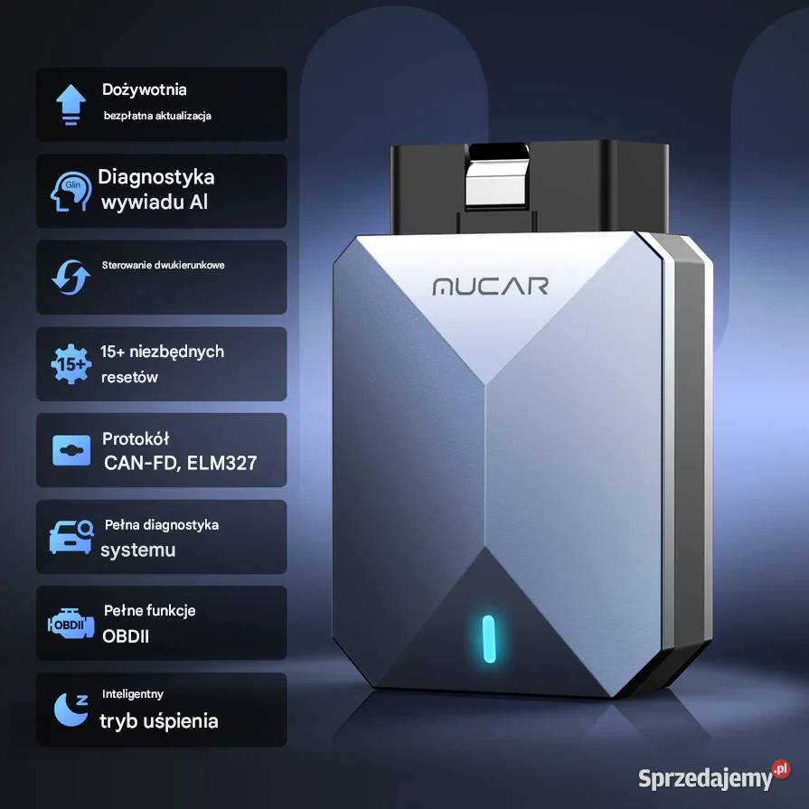 Mucar BT200 interfejs diagnostyczny Bluetooth Interfejsy diagnostyczne Piotrków Trybunalski