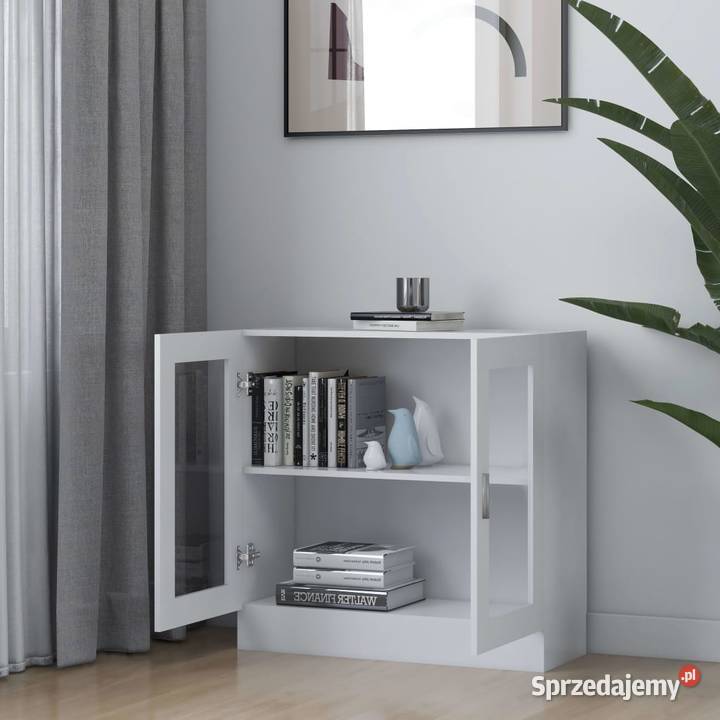 vidaXL Witryna biała materiał drewnopochodny Warszawa