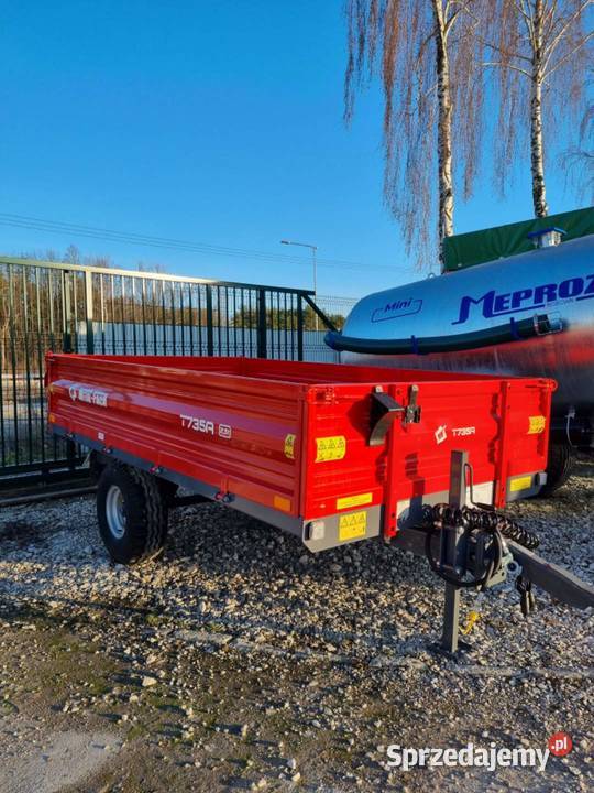 Przyczepa rolnicza jednoosiowa METALFACH T736A Metal-Fach Kielce