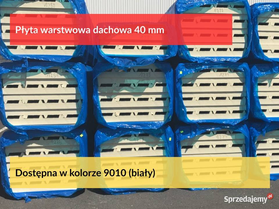 Cennik płyt warstwowych dachowych 40mm gotowe do Puszczykowo