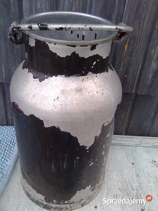 Stara kanka aluminiowa wys 45 Tarnowo Podgórne