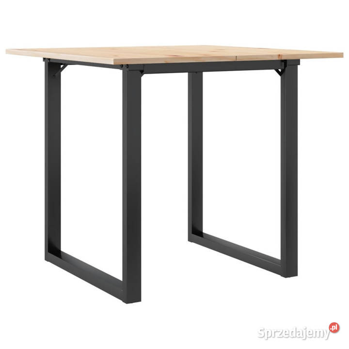 Stół jadalniany z czworokątnymi nogami 90x90x75 Warszawa sprzedam