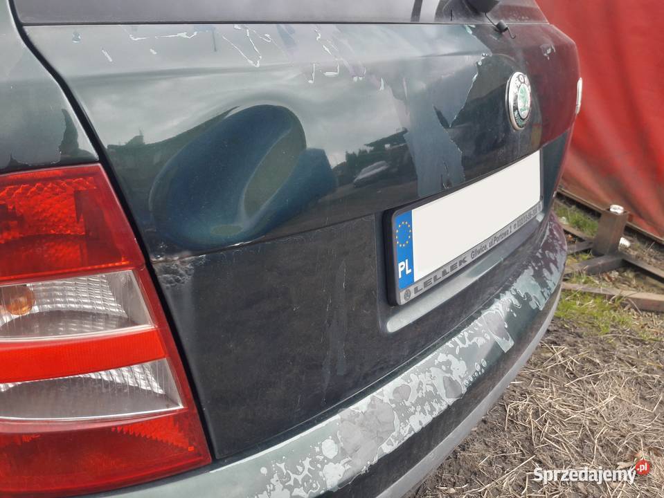 Klapa Tył Skoda Fabia 1 Zielona Kod Lakieru 9570 śląskie Gliwice