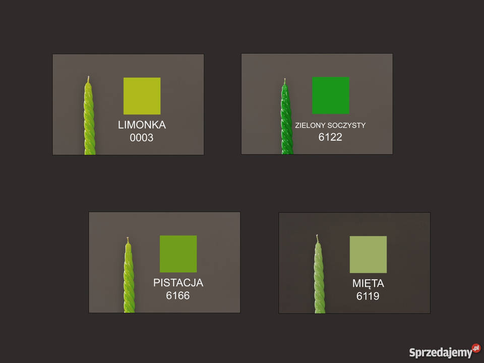 Świeczki pływające 45 świece barwione lakier