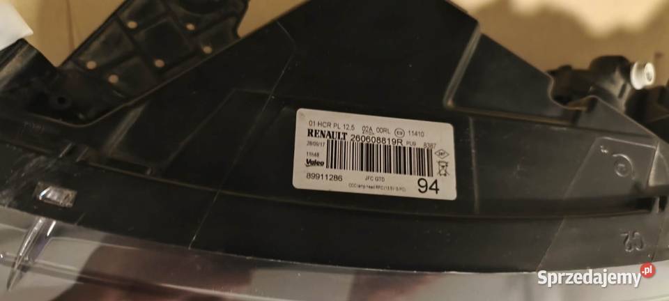 lampa lewa renault Espace V osobowe Brześć Kujawski sprzedam