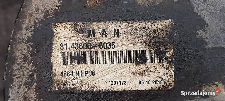 PODUSZKA TYŁ MAN TGX 18440