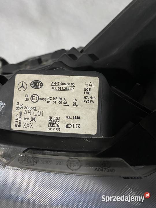 Lampa lewy przód Mercedes Vito W445 14 osobowe Jasienica sprzedam
