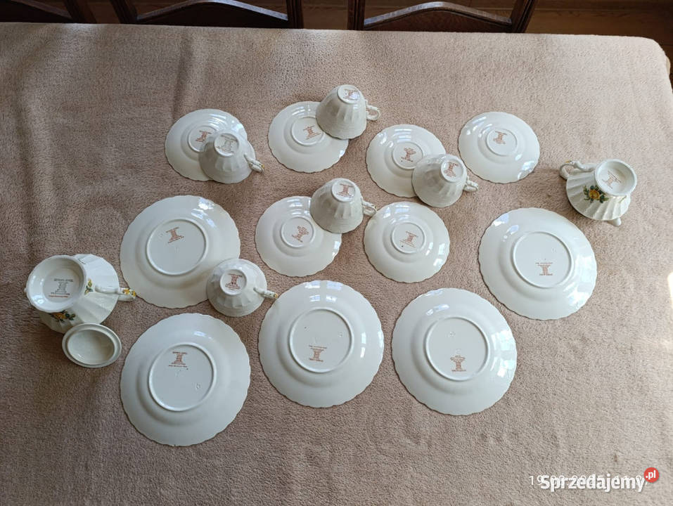 Spode Billingsley Rose komplet do herbaty Białystok