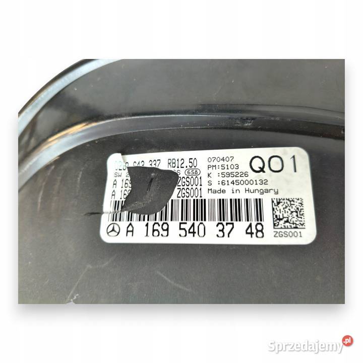LICZNIK ZEGARY A1695403748 Mercedes W169 15 17 lubelskie