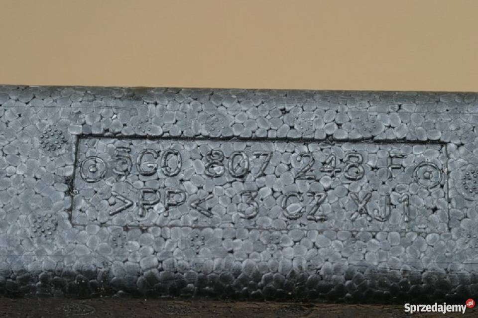 GOLF VII ABSORBER PIANKA ZDERZAKA PRZÓD osobowe Bieleń