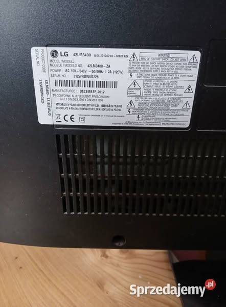 Telewizor 42 cale 3D lubelskie Nieledew