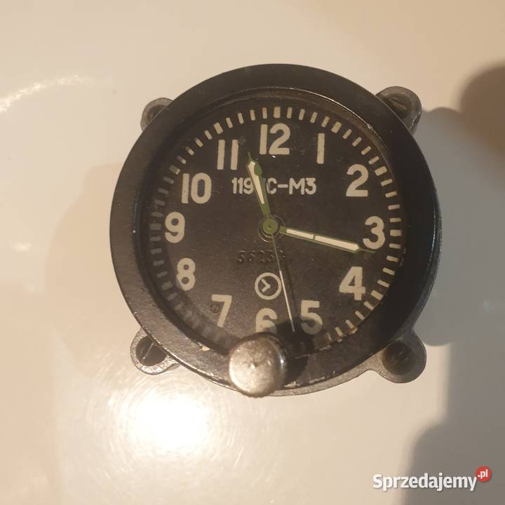 Radziecki wojskowy zegar czołgowy Ostrowiec Świętokrzyski