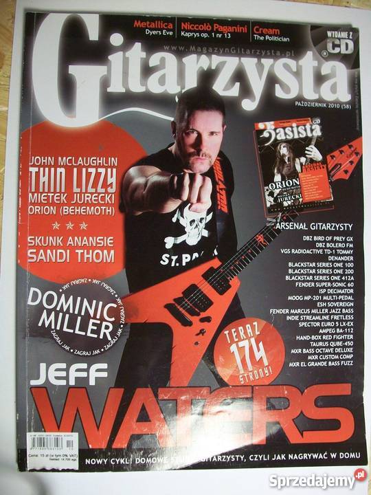 GITARZYSTA 2010 10 PAŹDZIERNIK miesięcznik mazowieckie Warszawa sprzedam