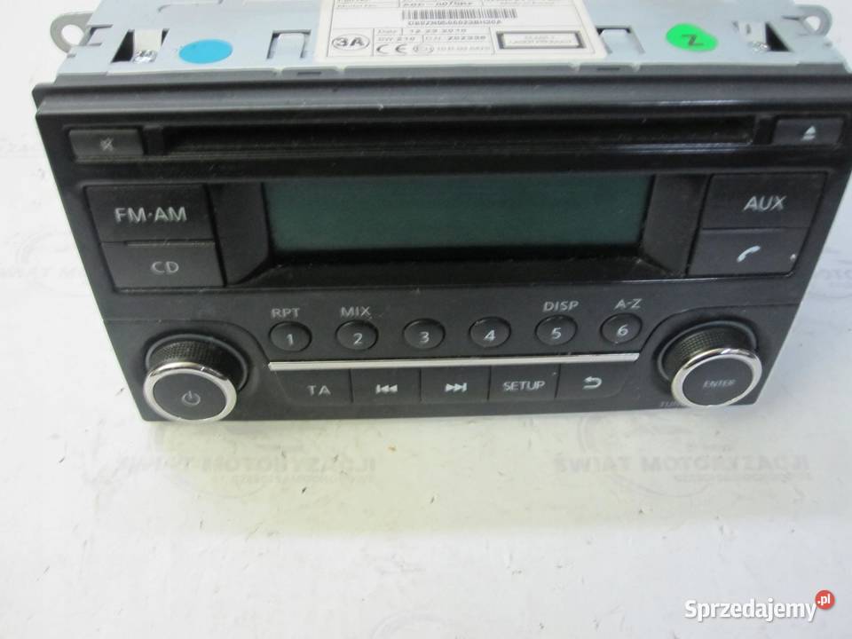 QASHQAI I J10 LIFT 11r radio cd 28185BM30A osobowe świętokrzyskie