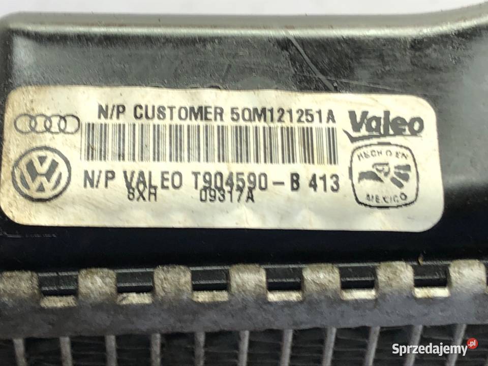 CHŁODNICA WODY VW GOLF VII 18 170 5QM121251A podkarpackie