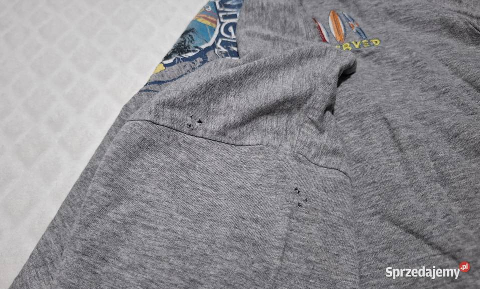 Koszulka krótki rękaw Tshirt Szara melanż Czeladź sprzedam