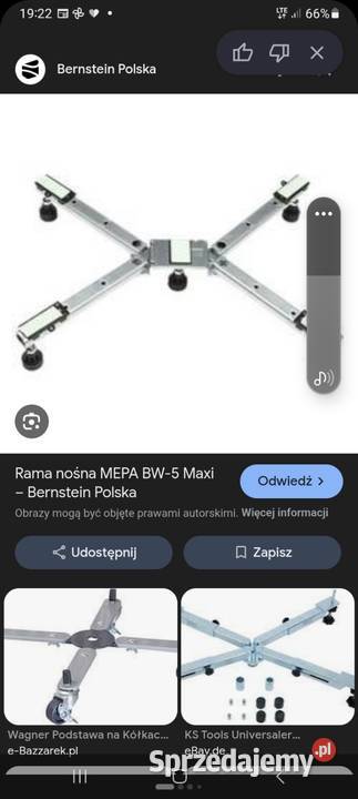 Sprzedam ramę nośną MEPA BW5 do brodzika Brodziki