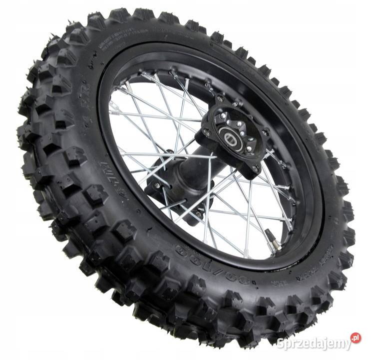 Koło Tyl Enduro Cross Felga Opona Dętka 3w1 12