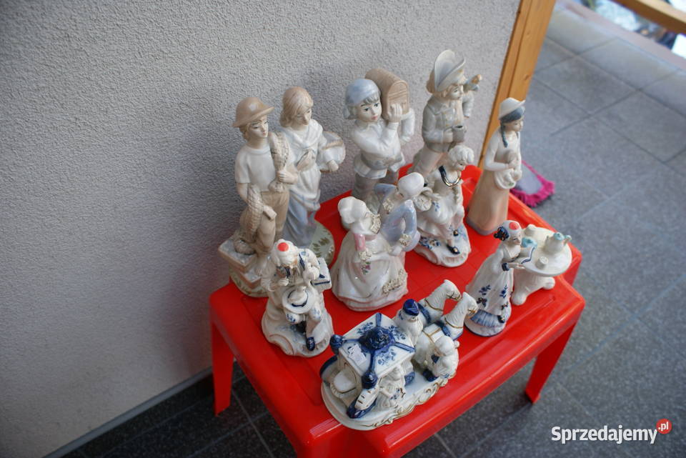 FIGURKI Porcelanowe Antyk 10Sztuk Okazja Olsztyn