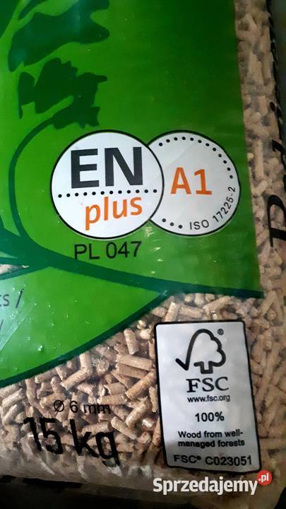 Pellet pelet brzozowy certyfikowany ENplus A1 podlaskie Białystok