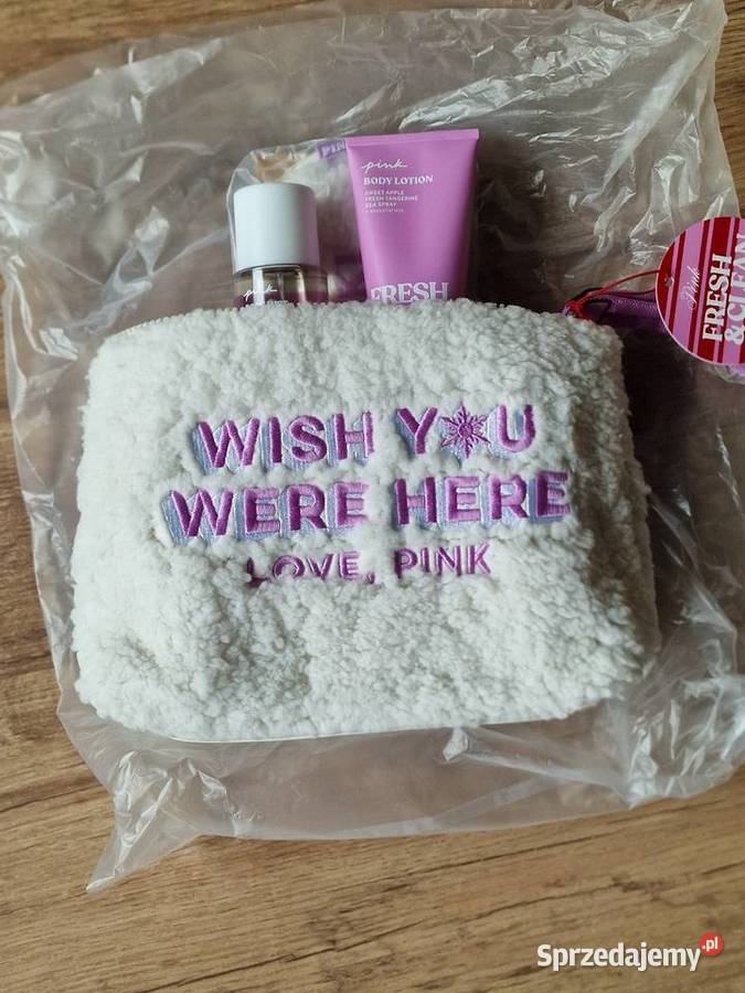 Polarowa kosmetyczka Victorias Secret Pink Rybnik zdrowie