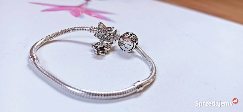 Bransoletka PANDORACharms RodzinaZawieszka mazowieckie Warszawa