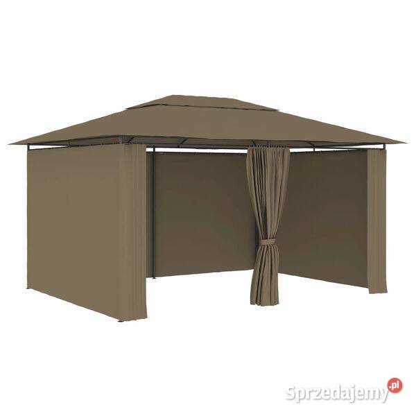 vidaXL Namiot ogrodowy z zasłonami 4 x 3 m taupe Warszawa
