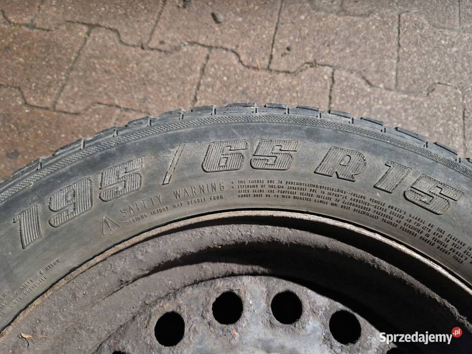 Koła komplet 4 felg stalowych z oponami 1956515 Ciechocinek