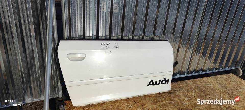 DRZWI PRAWY PRZÓD AUDI A3 8P LIFT LY9C 3DRZWI Przystajń
