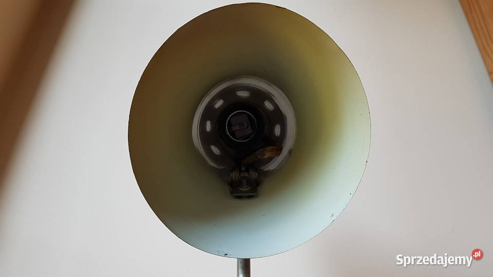 Lampa biurowa ST 16 Zaos oświetlenie PRL Dąbrowa Górnicza