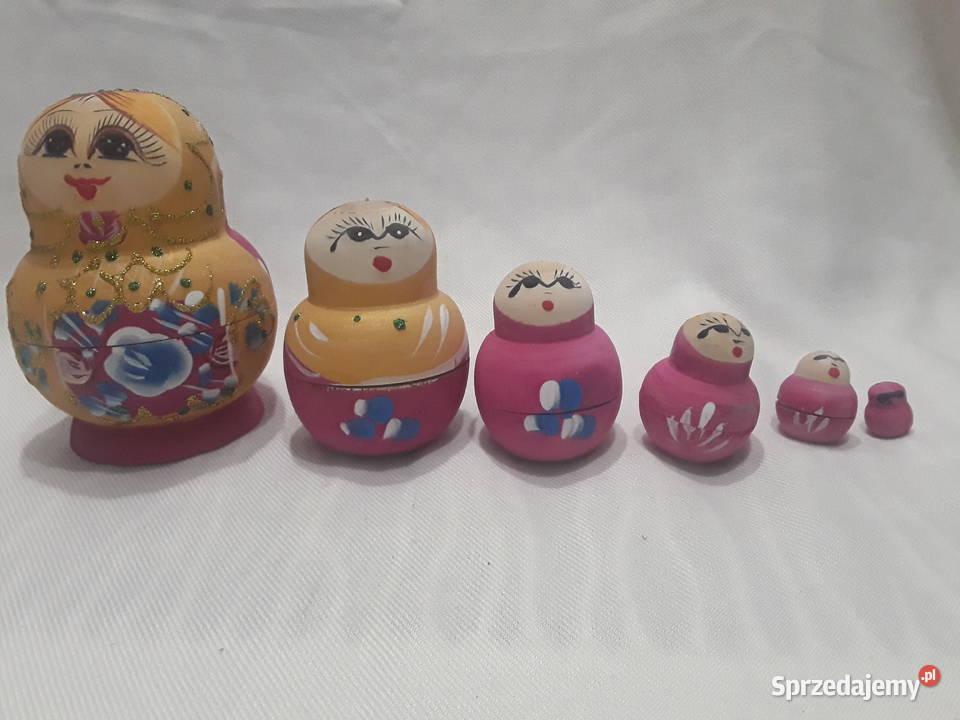 Figurka matrioszka baba w babie 6 części 12 Zamość
