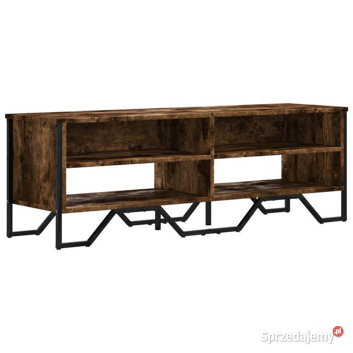 Szafka pod TV przydymiony dąb 122x34x41 WM848571 sprzedam
