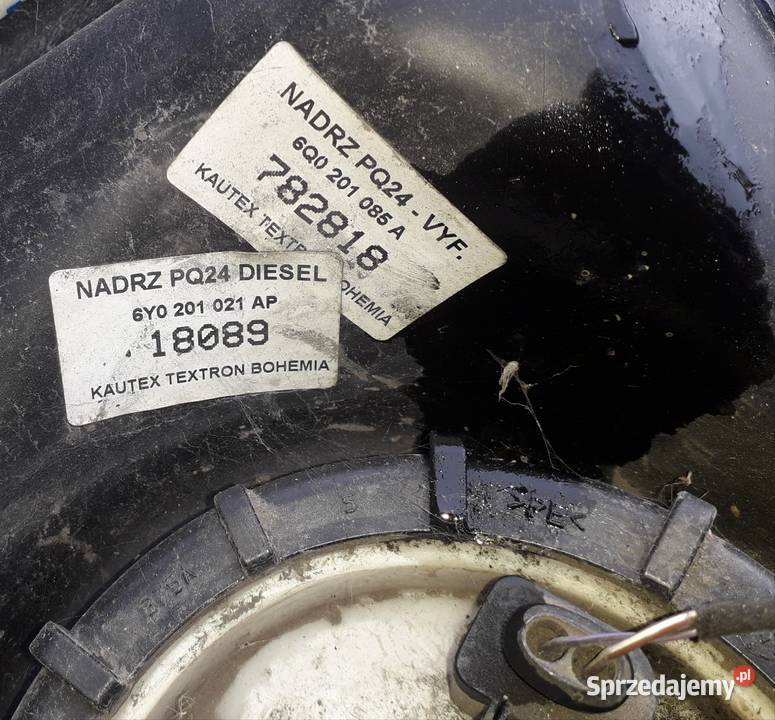 Bak zbiornik paliwa Skoda Fabia III 14 TDI osobowe Grudusk