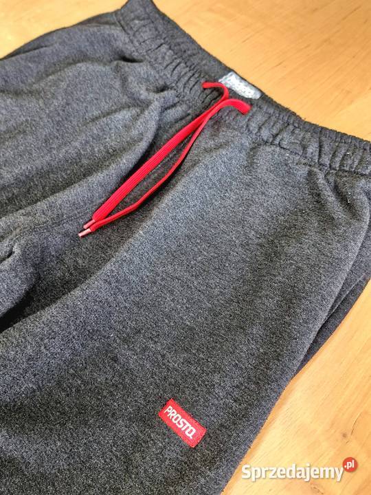 Grafitowe dresy bawełniane Prosto rozmiar L mazowieckie Nowy Dwór Mazowiecki sprzedam