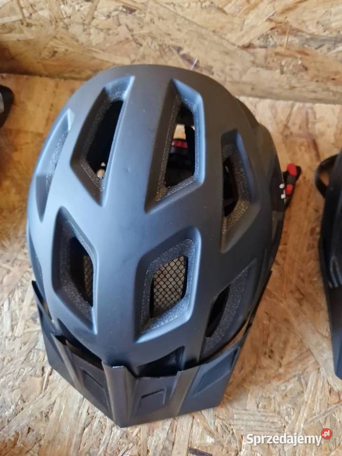 Kask rowerowy z tylną lampką Biały Czarny Noma
