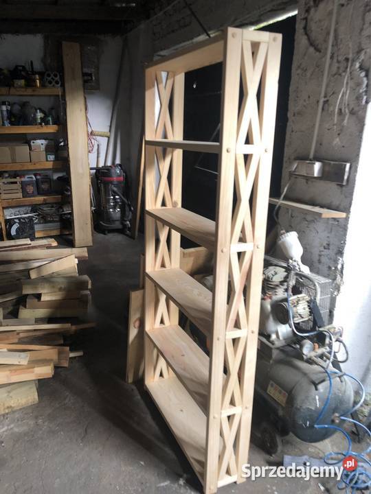 Regał półki na książki do pokoju salonu kujawsko-pomorskie