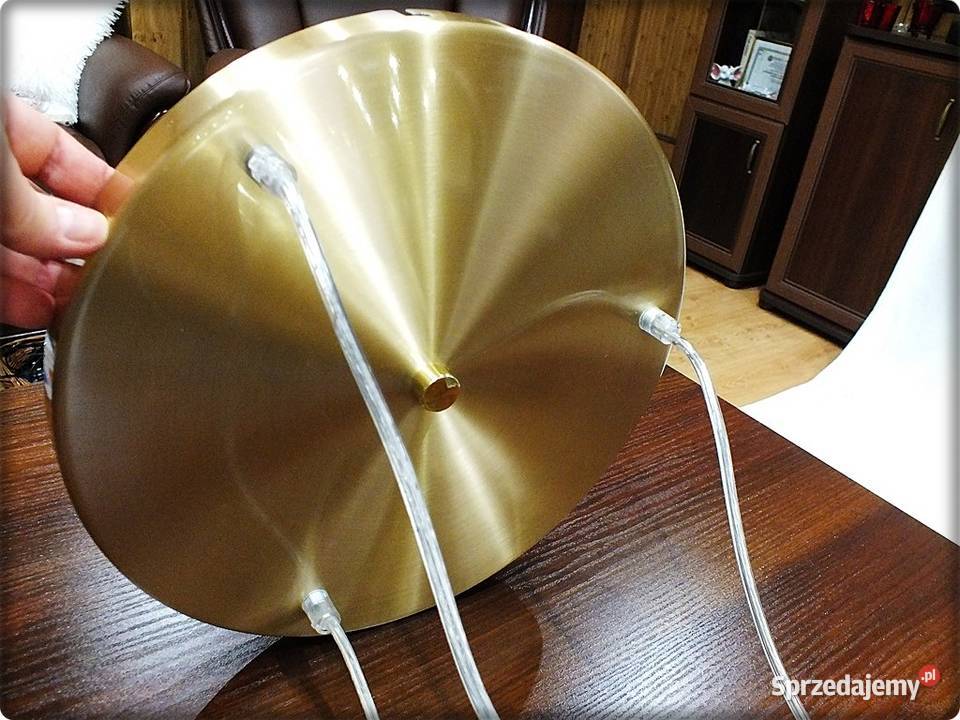 LAMPA wisząca 3 Złote Kule GLOBO Żyrandol VARUS Żary sprzedam