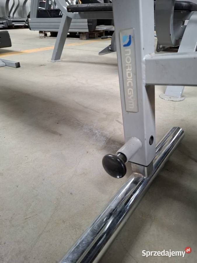 Ławka skośna na mięśnie brzucha Nordic Gym Wałcz