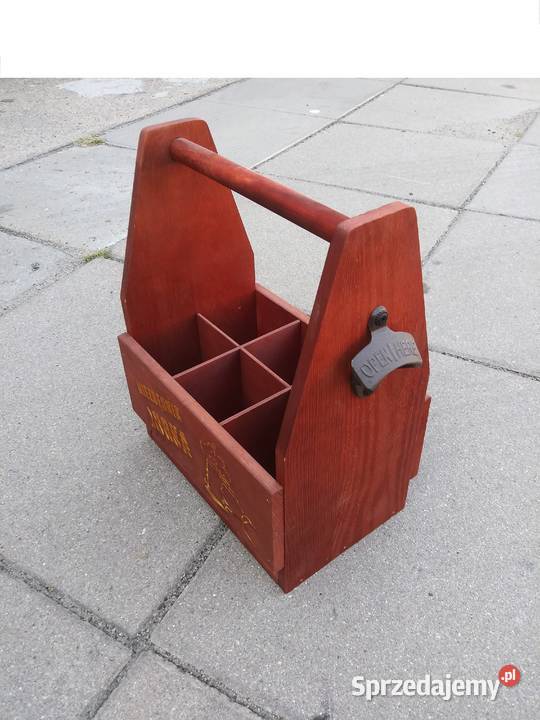 Drewniane nosidełko na piwo Gostyń sprzedam