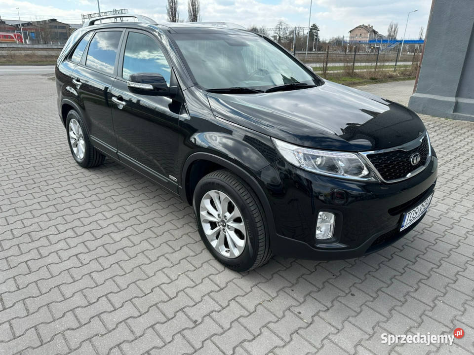 Kia Sorento 20crdi 4x4 7os Ciemne szyby Czarna nieuszkodzony Ostrowiec Świętokrzyski