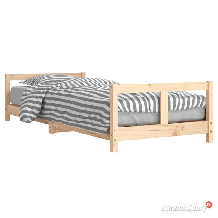 Rama łóżka dzieci 80x200 drewno sosnowe WM834420 Warszawa sprzedam