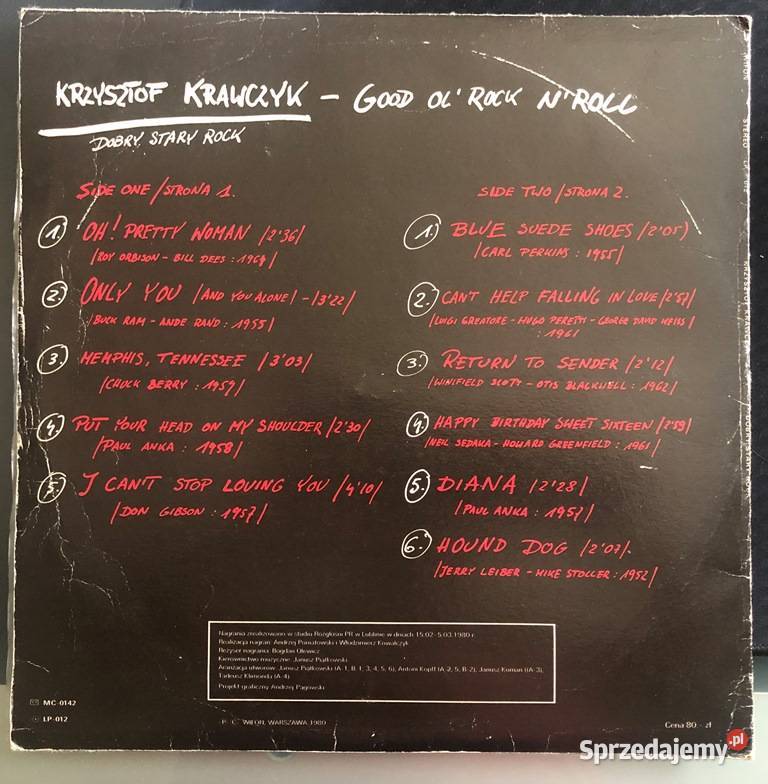 Płyta winylowa Krzysztof Krawczyk Good Ol Rock n Gdańsk