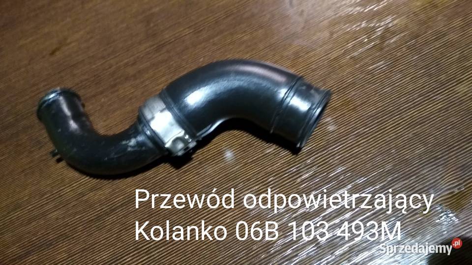 Przewód odpowietrzający kolanko 06B 103 493M 50 Golina sprzedam
