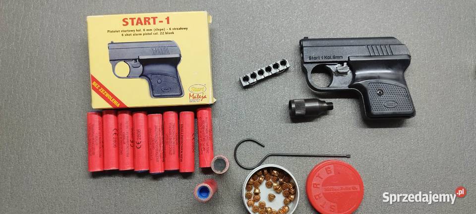Pistolet hukowy START1 race hukowenaboje hukowe małopolskie Kraków sprzedam