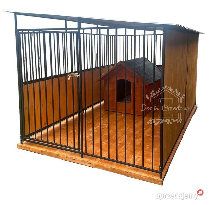 Kojec psów 2x3m Drewniana podłoga ściana z dolnośląskie