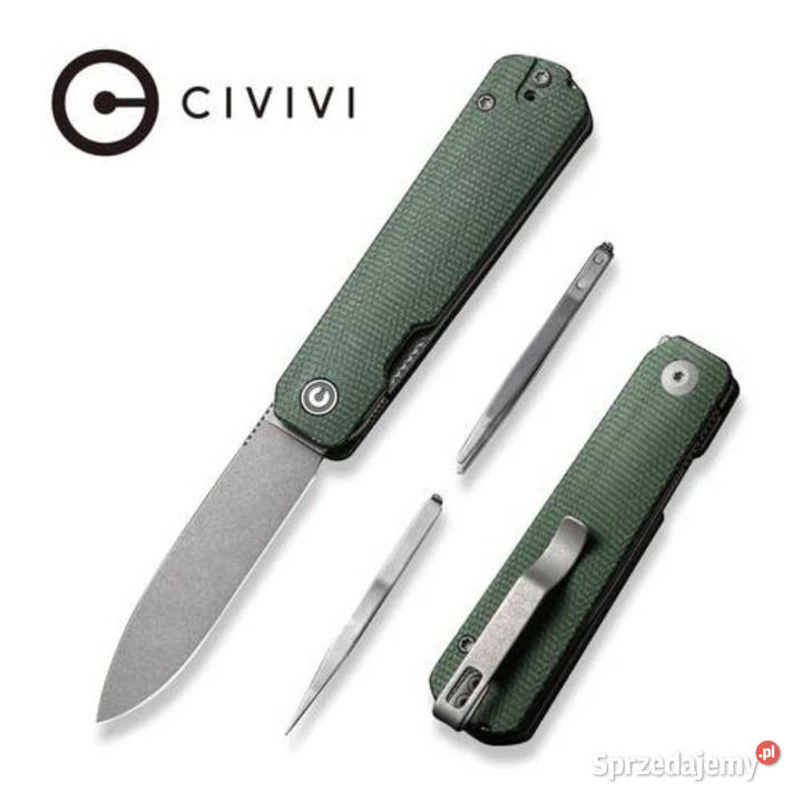 Nóż składany Civivi Sendy Green Canvas Micarta Akcesoria, narzędzia i noże Warszawa