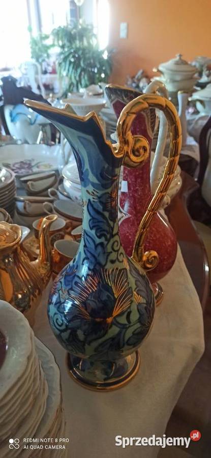 Amfora wazon Vintage Hubert Bequet Ceramique Porcelana i szkło pomorskie Gdańsk