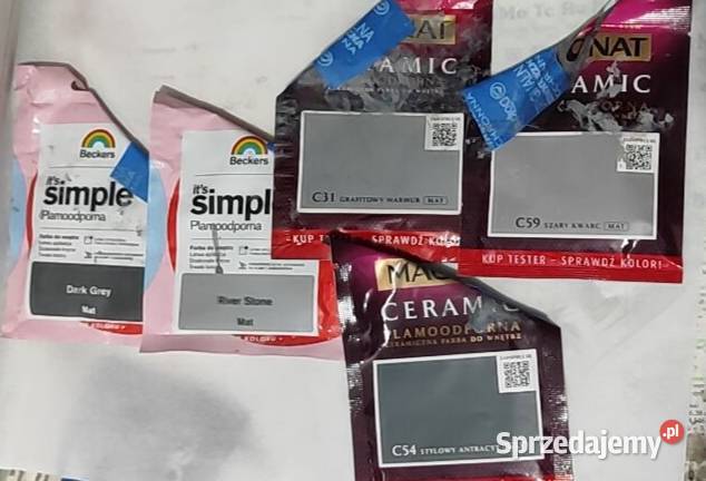 Testery koloru odcienie szarości Beckers i Zaborów