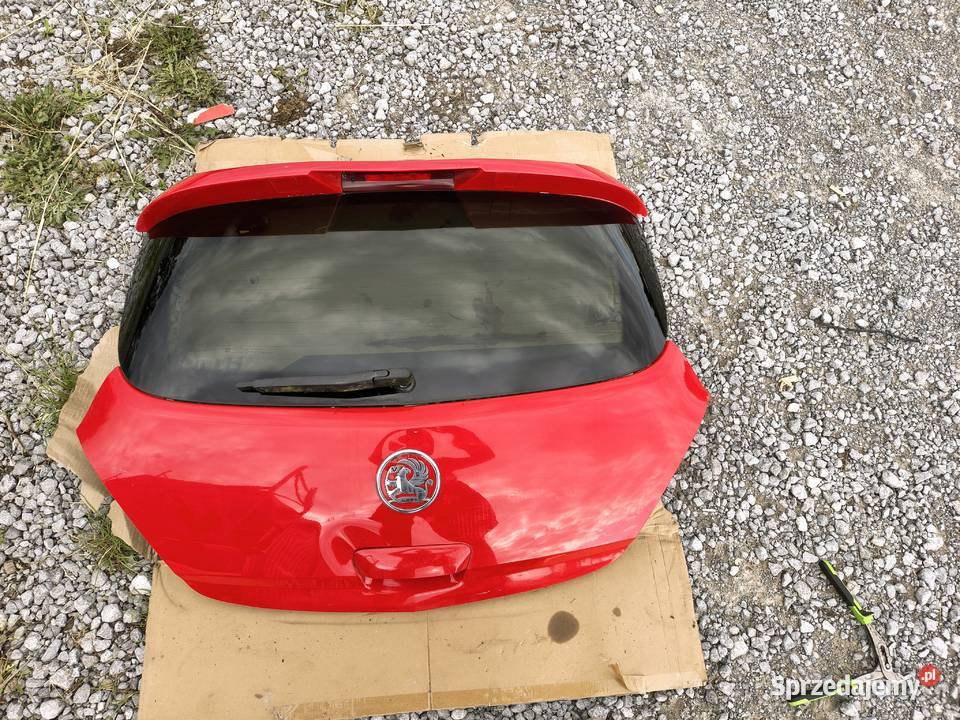 Klapa bagażnika tył Opel Corsa D Czerwona Klapy bagażnika Radom